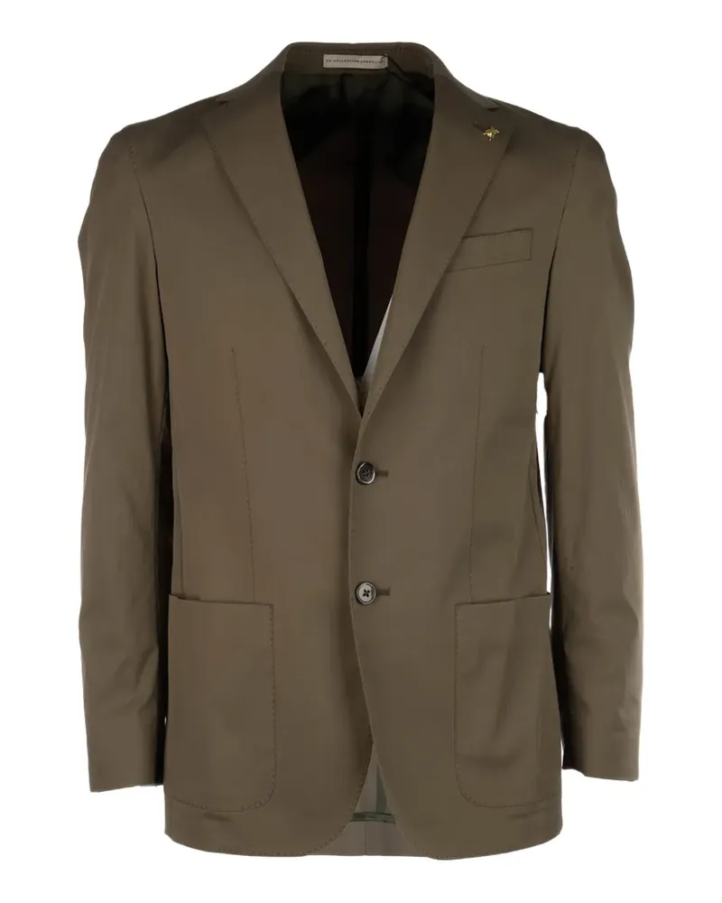 Corneliani single-breasted blazer - Grün Grün