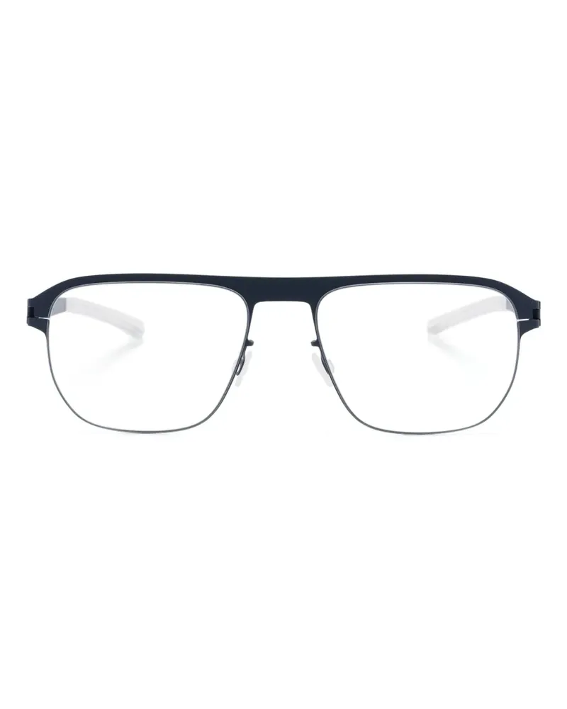 Mykita Lorenzo Brille mit eckigem Gestell - Blau Blau