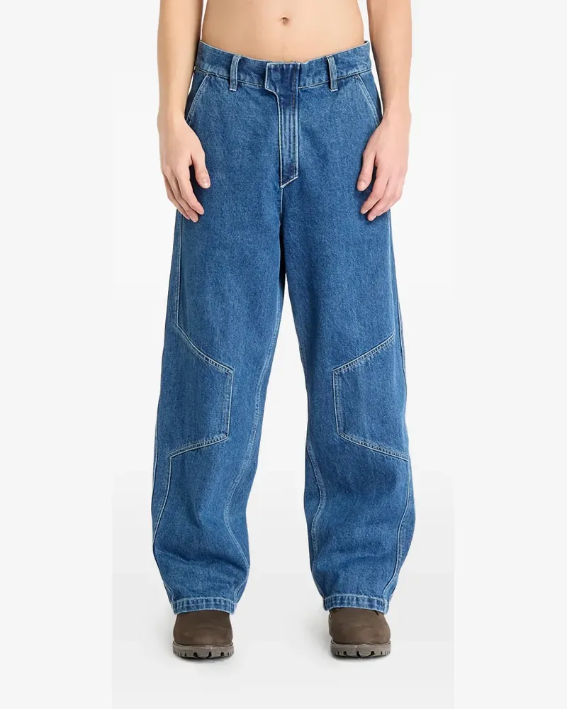 PLEASURES Jeans mit Gürtelschlaufen - Blau Blau