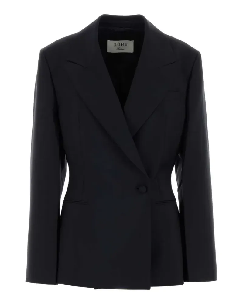Róhe peak-lapels double-breasted blazer - Blau Blau