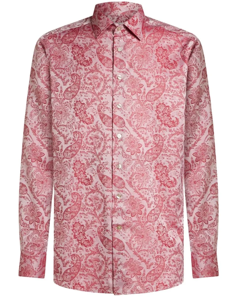 Etro Hemd mit Paisley-Print - Rosa Rosa