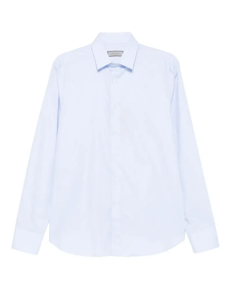 Canali Langärmeliges Hemd - Blau Blau