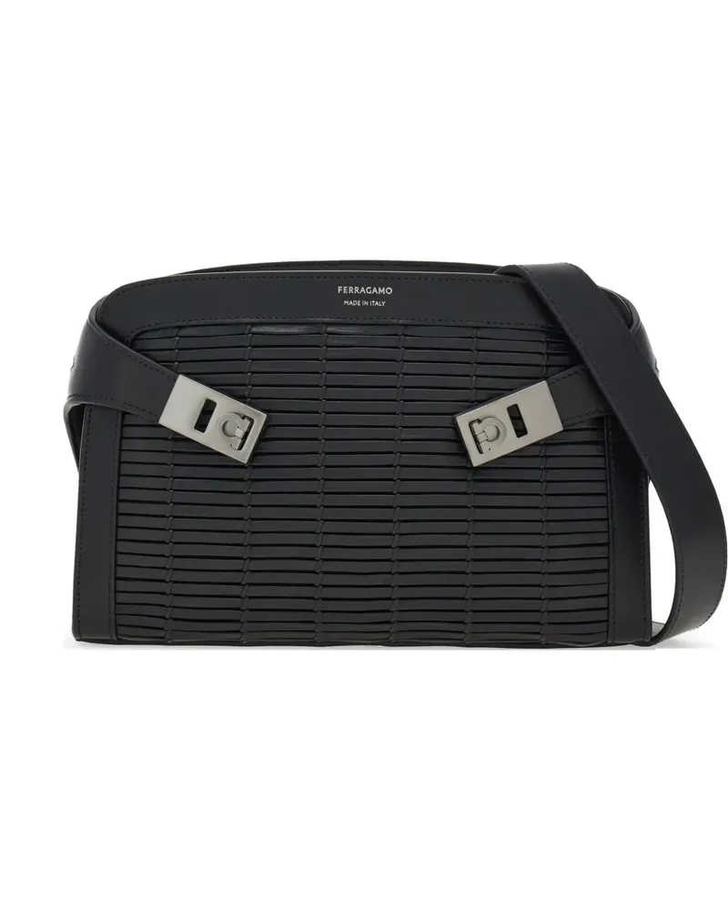 Ferragamo Hug crossbody bag - Schwarz Schwarz