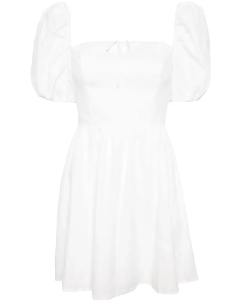 Reformation Malvina Kleid - Weiß Weiß