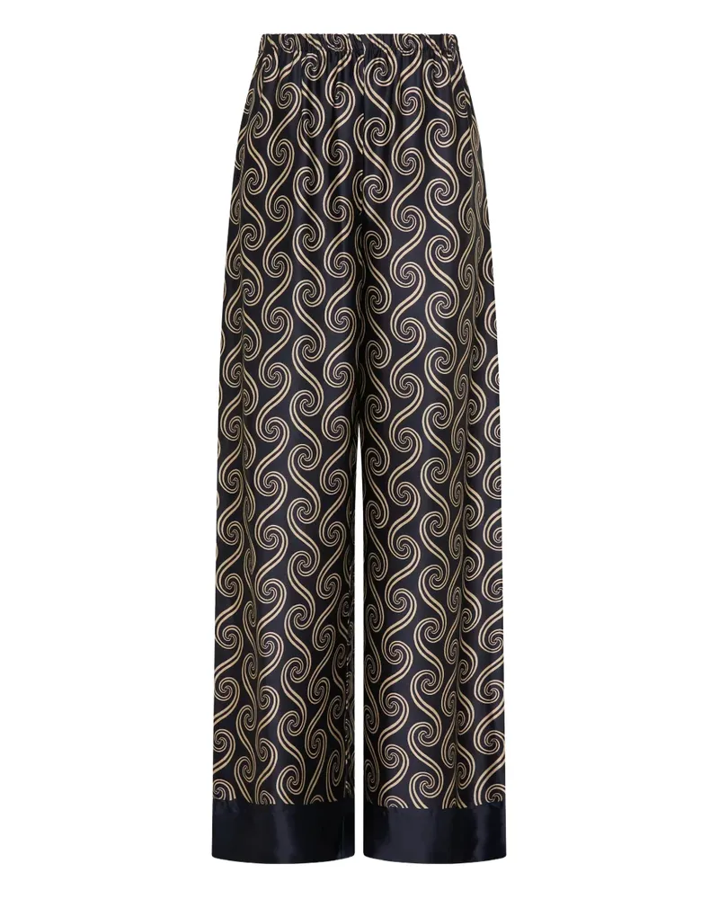 Faithfull The Brand Jensen Hose mit Muster - Blau Blau