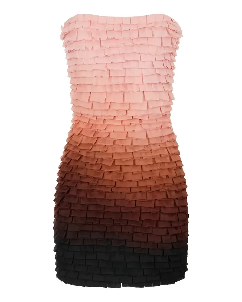 Elisabetta Franchi tulle mini dress - Rosa Rosa