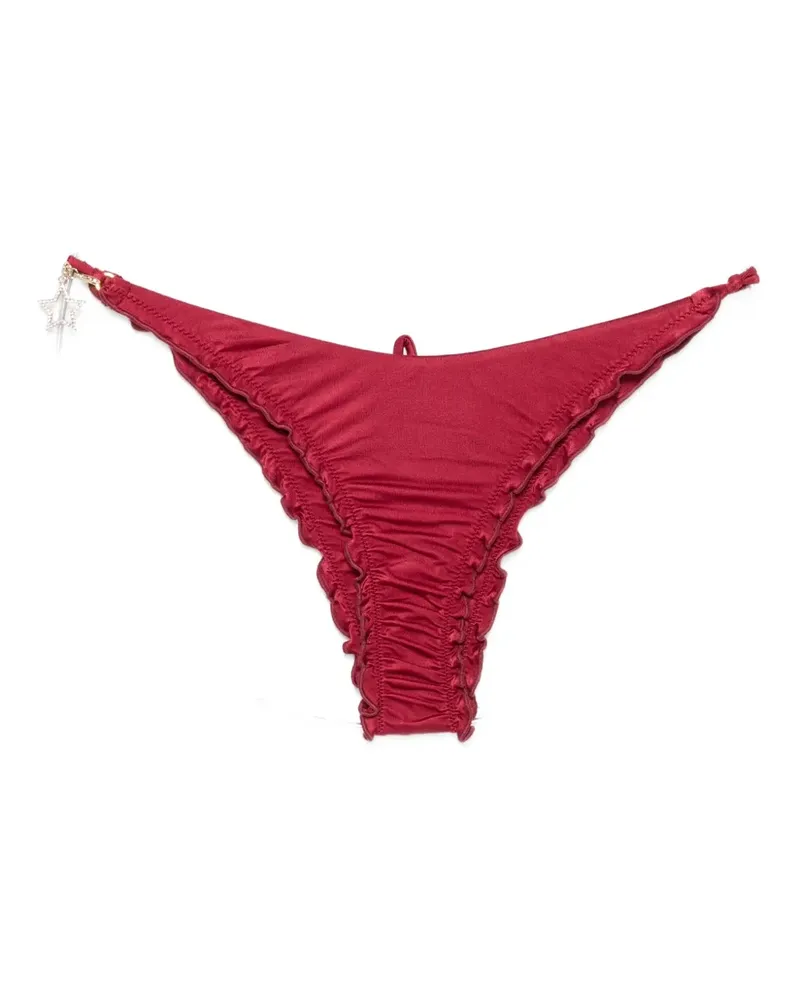 Agent Provocateur ruffled bikini bottom - Rot Rot