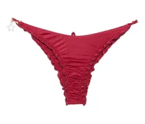 Bikinihöschen mit Rüschen - Rot