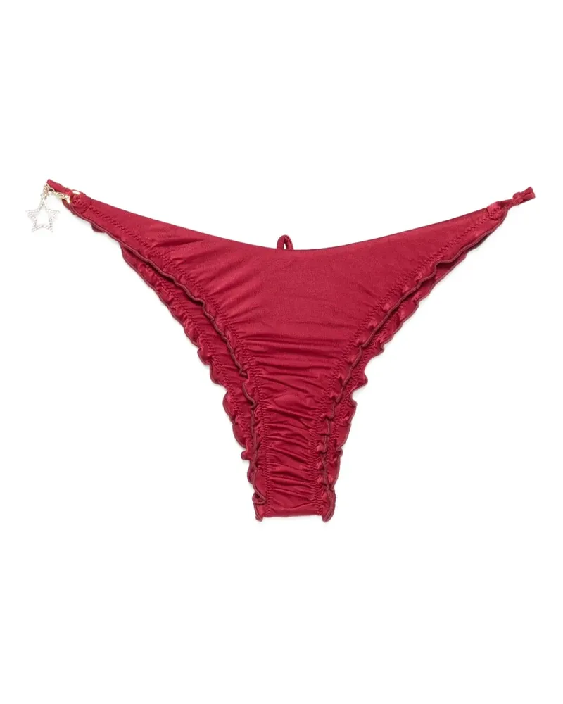Agent Provocateur ruffled bikini bottom - Rot Rot