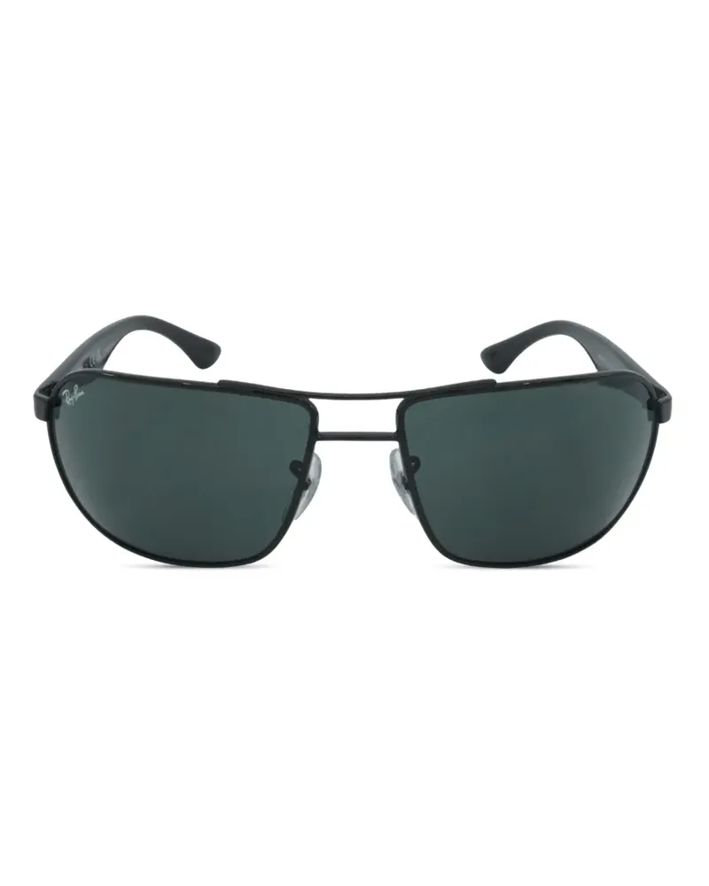 Ray Ban Sonnenbrille mit Doppelsteg - Schwarz Schwarz