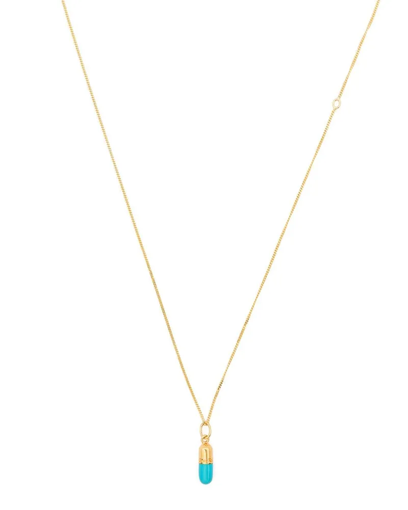 True Rocks Halskette mit Pillenanhänger - Gold Gold