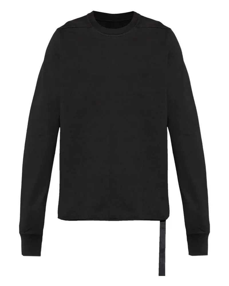DRKSHDW by Rick Owens long-sleeve raw-edge T-shirt - Schwarz Schwarz