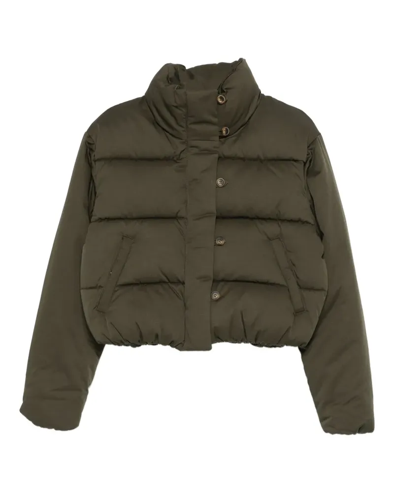 Soeur Gefütterte Jacke mit Stehkragen - Grün Grün
