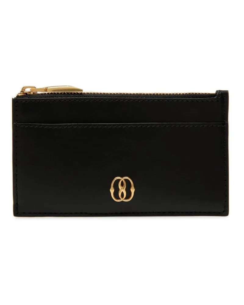 Bally Portemonnaie mit Logo-Schild - Schwarz Schwarz