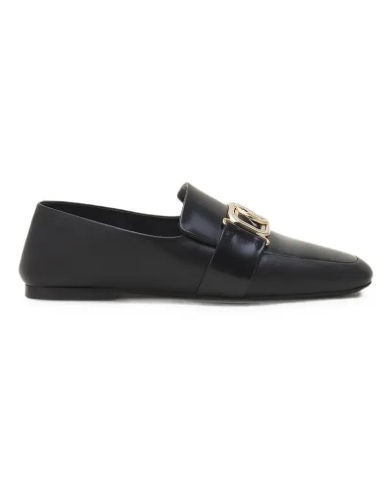 Lanvin Loafer mit Logo-Schild - Schwarz Schwarz