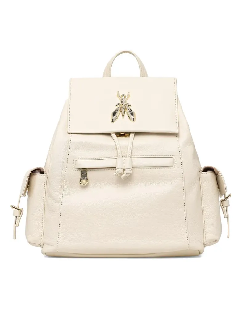 Patrizia Pepe fly leather backpack - Nude Nude