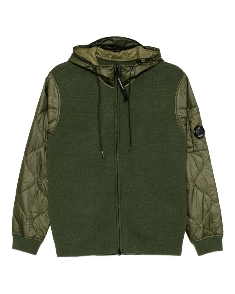 C.P. Company Kapuzenjacke mit Kontrasteinsätzen - Grün Grün