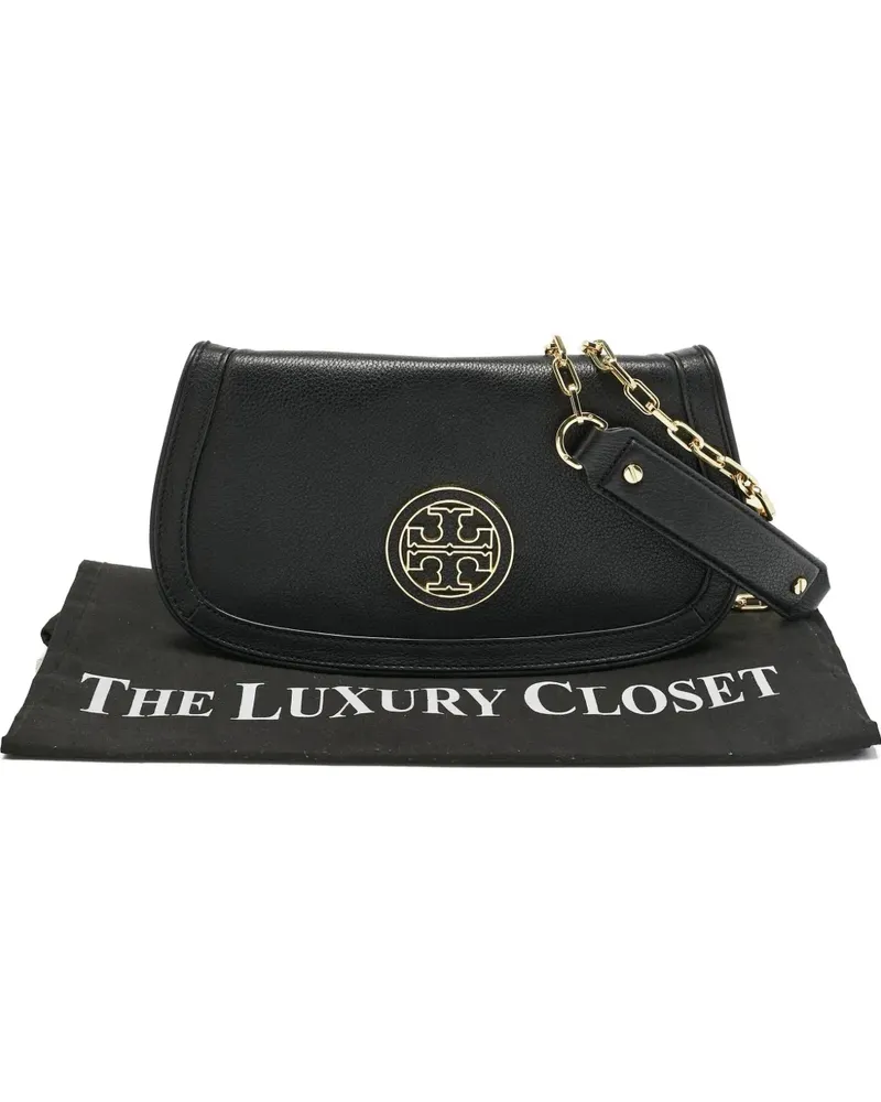 Tory Burch Amanda Schultertasche - Schwarz Schwarz