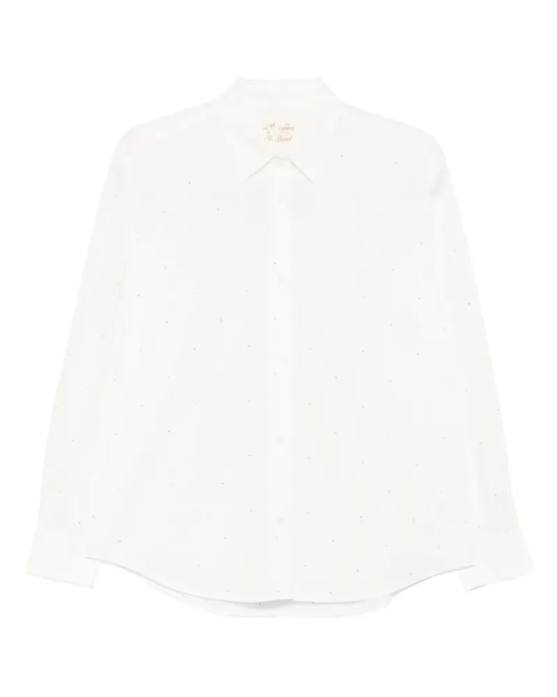MC2 Saint Barth Meredith strass-embellishment shirt - Weiß Weiß
