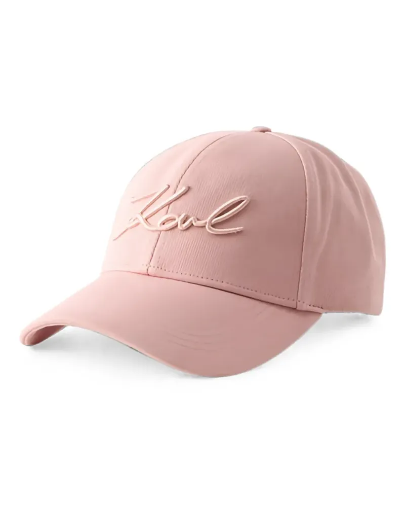 Karl Lagerfeld K Signature baseball cap - Rosa Rosa
