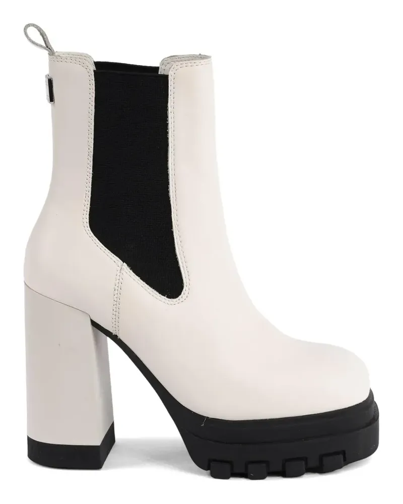 Tommy Hilfiger Chelsea-Boots mit Plateau - Weiß Weiß