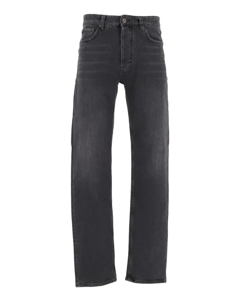 Emporio Armani Gerade Jeans im Five-Pocket-Design - Grau Grau