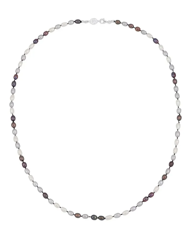 Dower & Hall Halskette im Perlenmix - Silber Silber