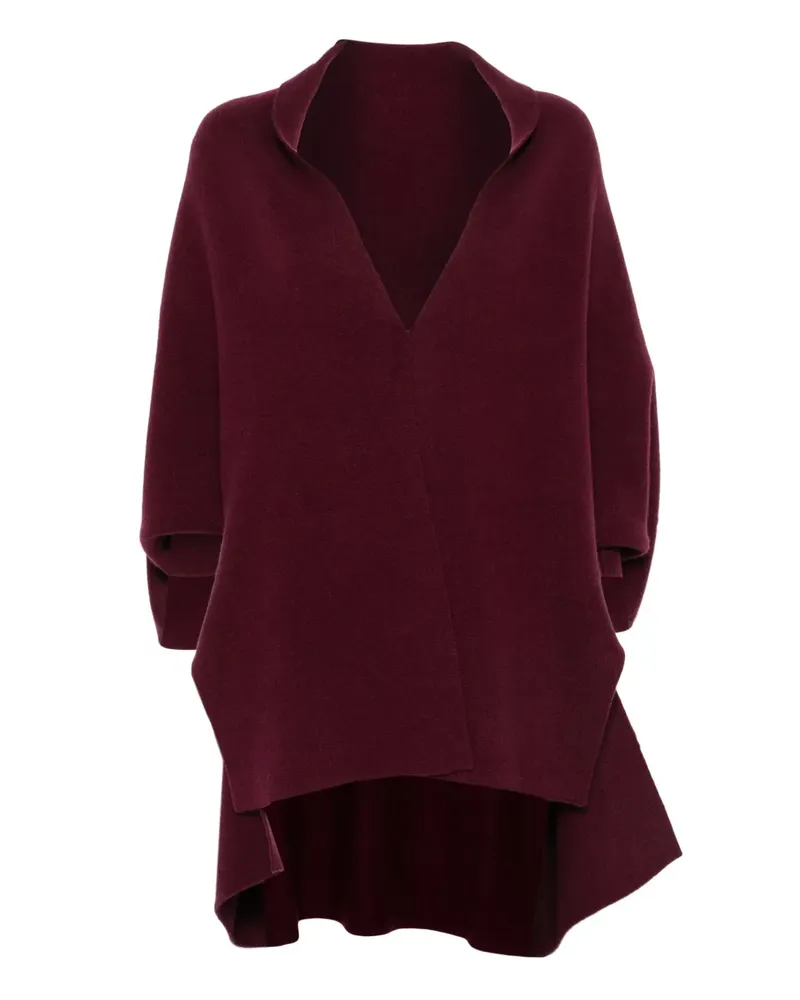 philo-sofie Pullover mit V-Ausschnitt - Rot Rot