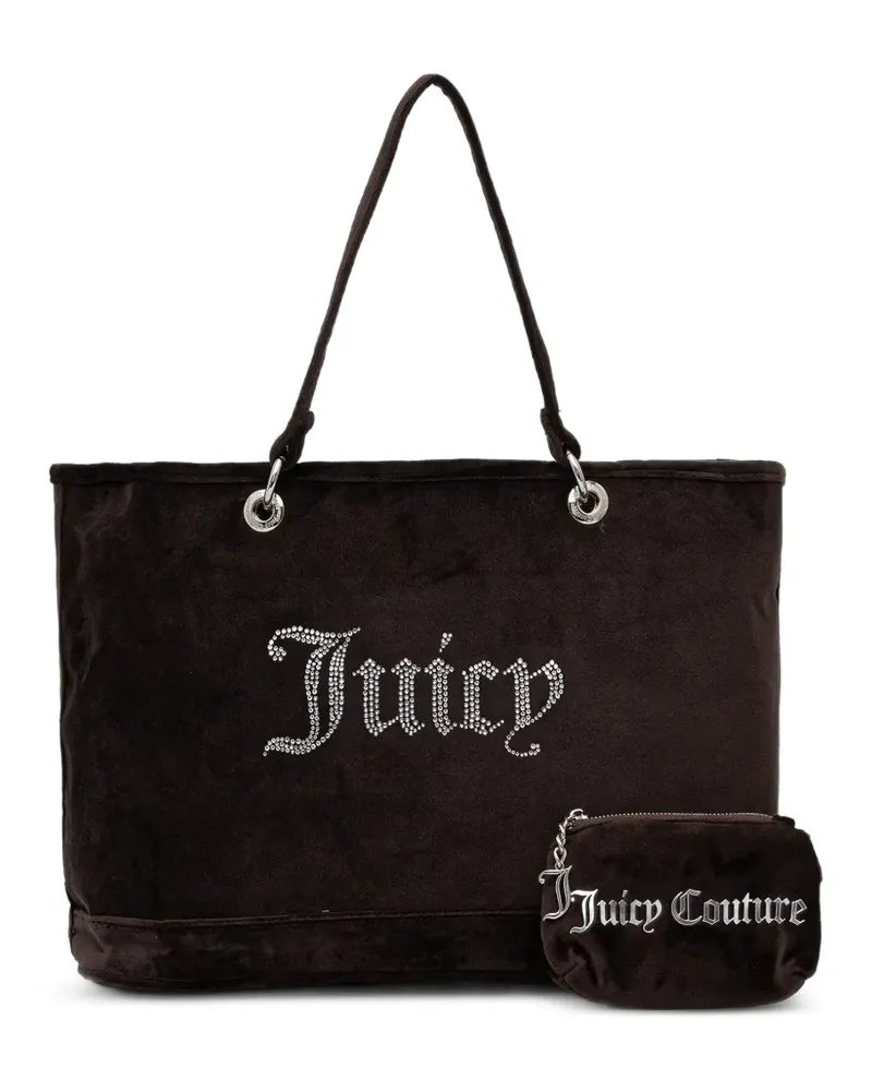 Juicy Couture rhinestone-logo tote bag - Braun Braun