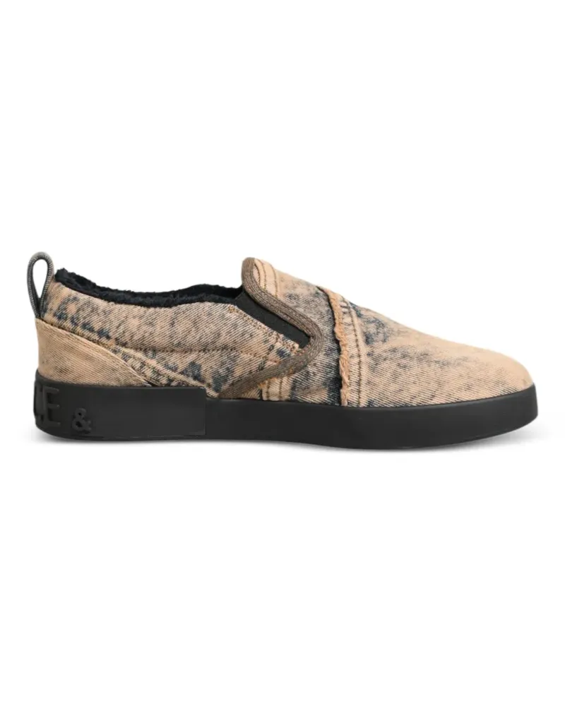 Dolce & Gabbana Klassische Slip-On-Sneakers - Nude Nude
