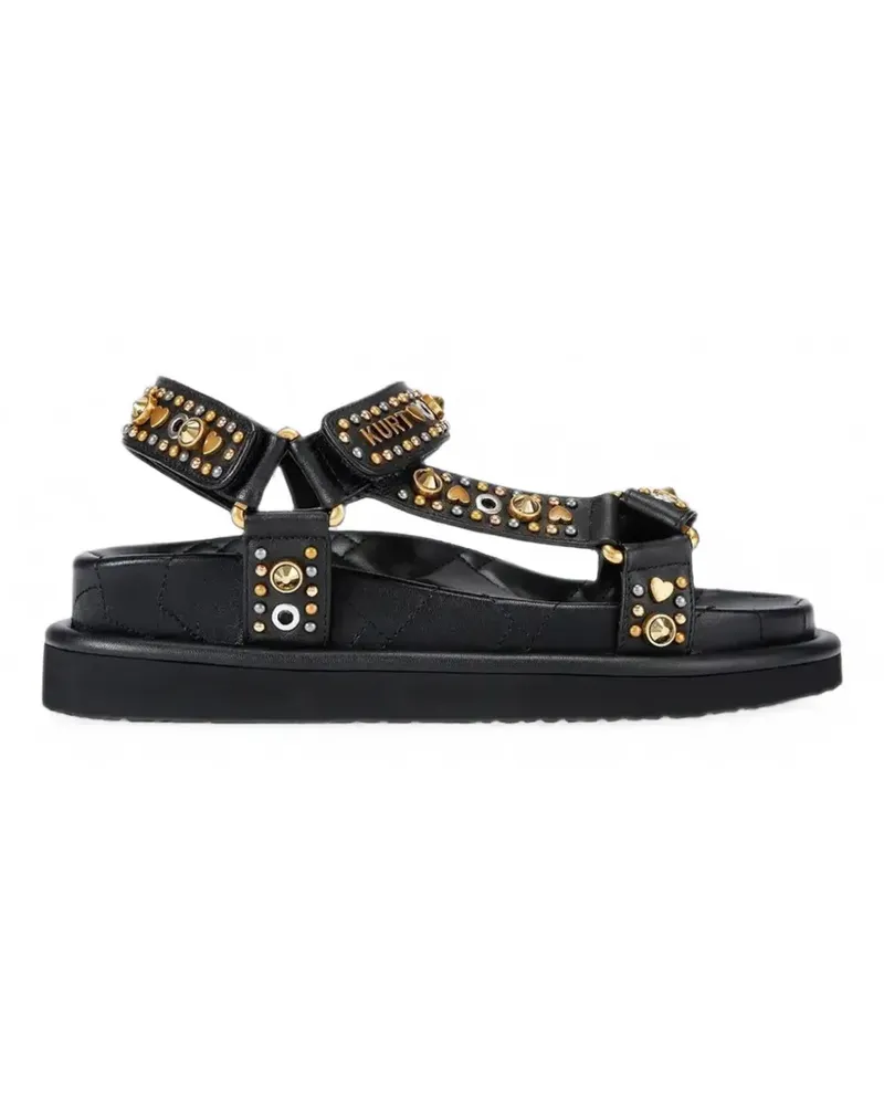 Kurt Geiger leather sandals ORSON - Schwarz Schwarz