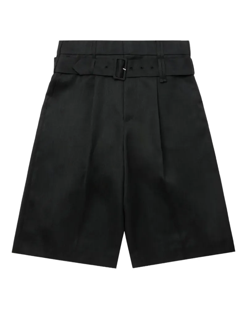 Simone Rocha belted shorts - Schwarz Schwarz