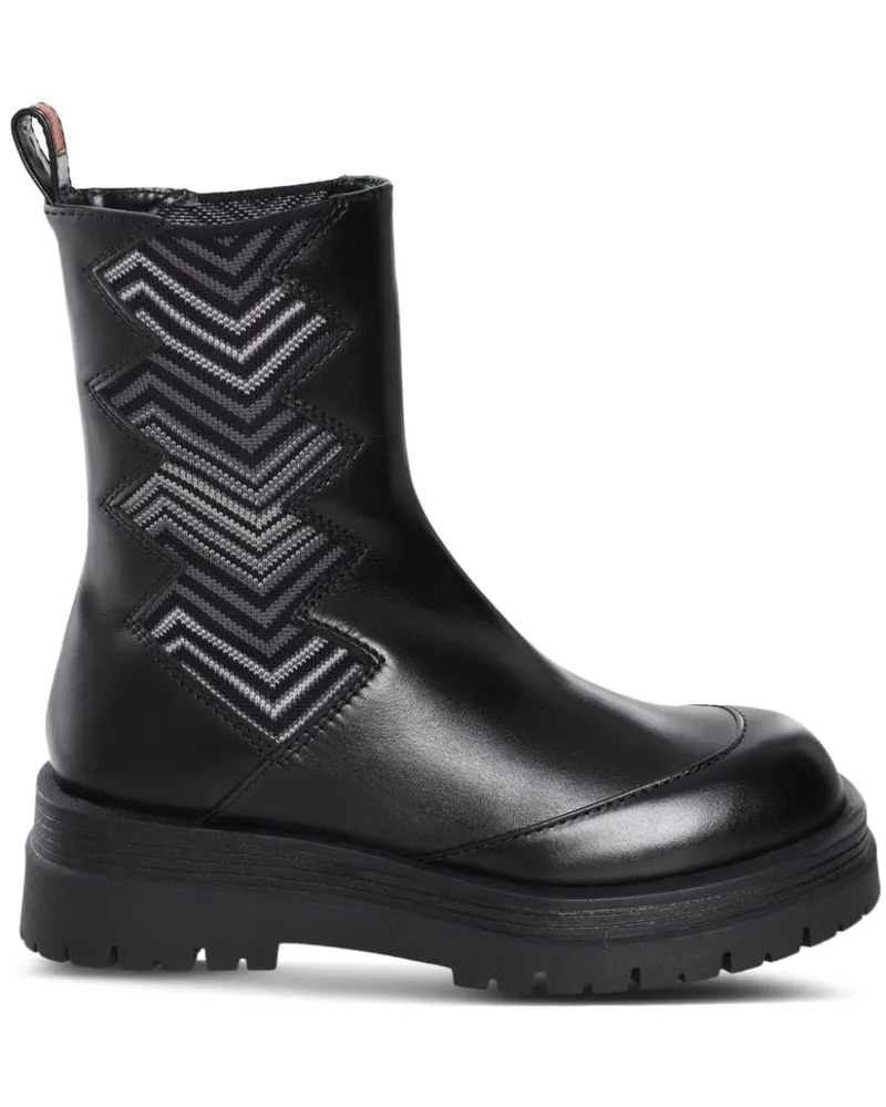 Missoni Bestickte Stiefeletten - Schwarz Schwarz