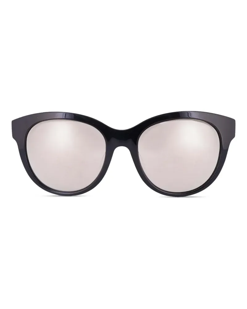 MCM Tea Cup Sonnenbrille mit Logo-Schild - Schwarz Schwarz