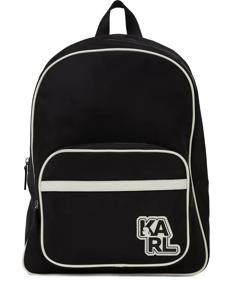 Karl Lagerfeld Rucksack mit Logo - Schwarz Schwarz