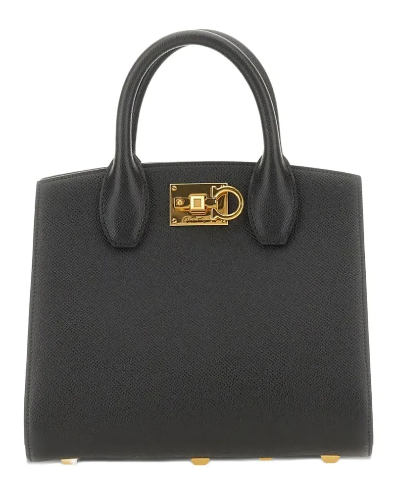 Ferragamo Studio Box Handtasche - Schwarz Schwarz