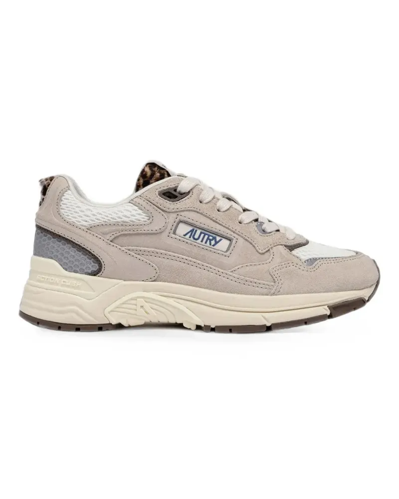 AUTRY Hyperway leopard-print sneakers - Nude Nude