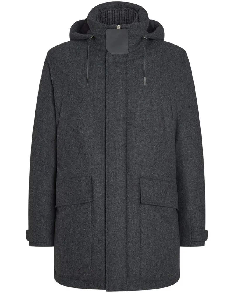 Ermenegildo Zegna Wattierte Jacke - Grau Grau