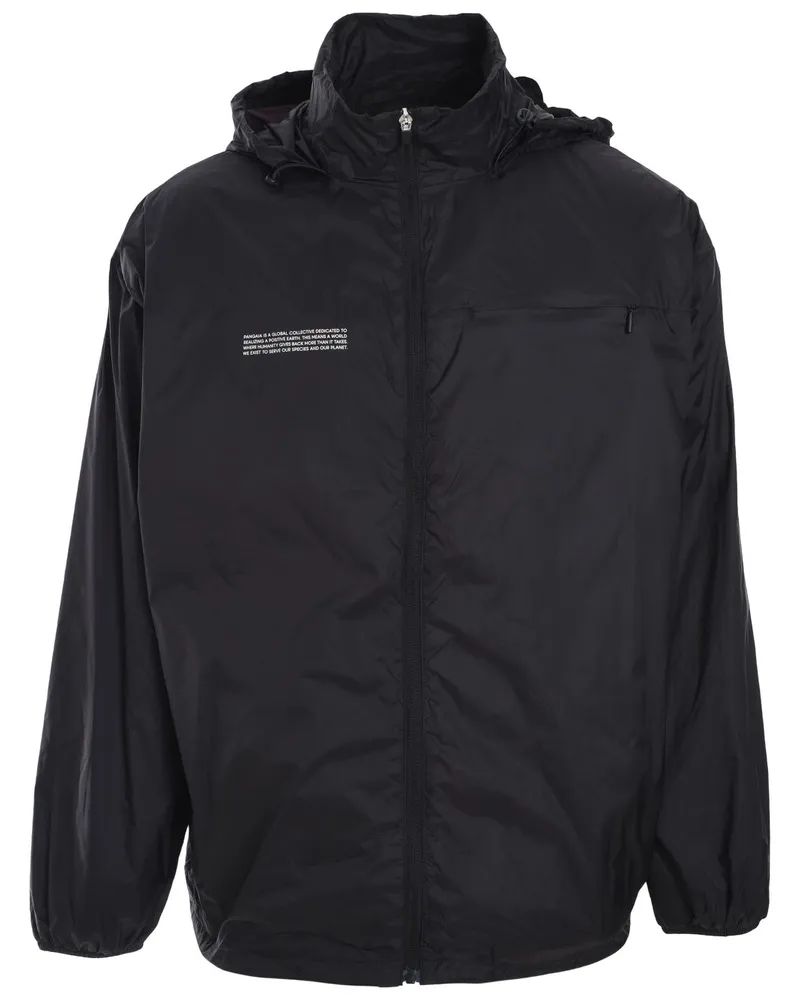 PANGAIA Dna Packable Jacke - Schwarz Schwarz