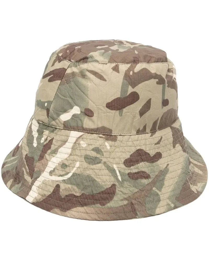 K-Way Fischerhut mit Camouflagemuster - Grün Grün