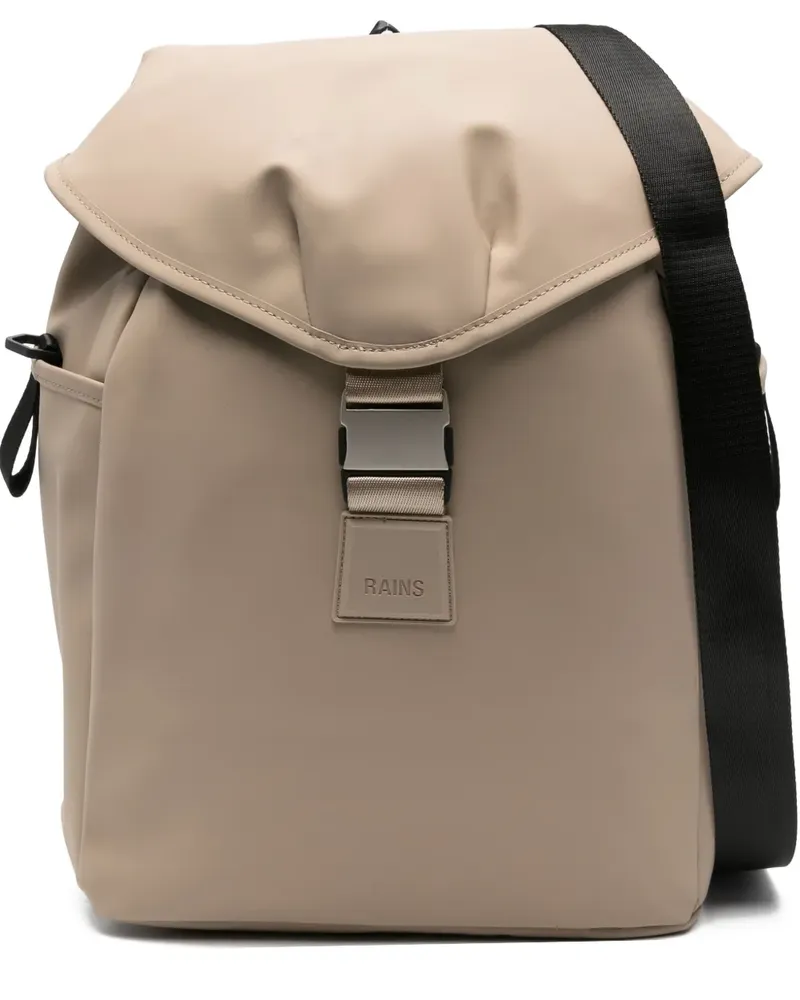 RAINS Rucksack mit Schnallenverschluss - Nude Nude