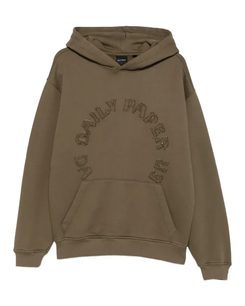 Daily Paper Orbit Hoodie mit Logo - Grün Grün