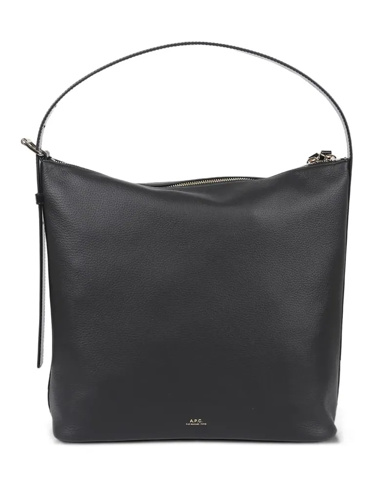 A.P.C. Vera Schultertasche - Schwarz Schwarz