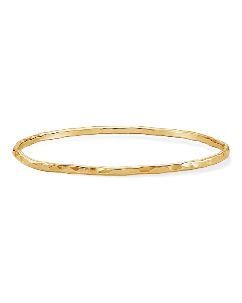 Dower & Hall Gehämmerter Nomad Armreif - Gold Gold