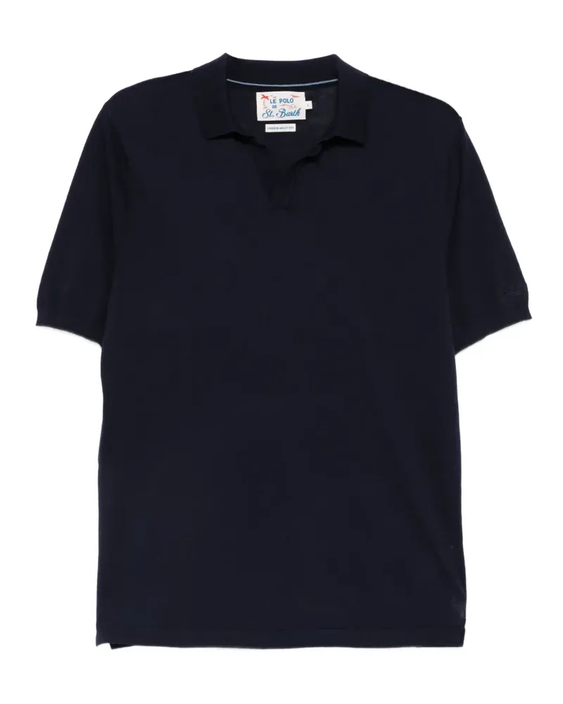 MC2 Saint Barth Sloan embroidered-logo T-shirt - Blau Blau