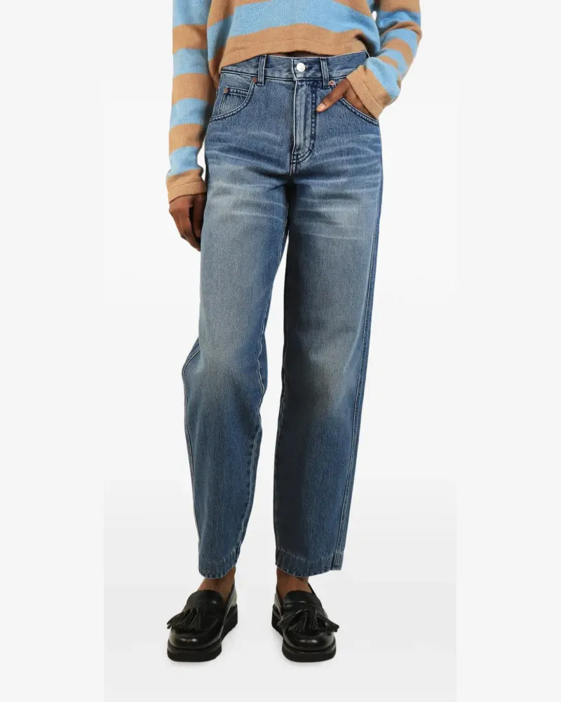 Victoria Beckham Ausgeblichene Jeans - Blau Blau