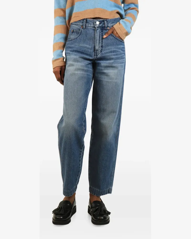 Victoria Beckham mid-wash jeans - Blau Blau