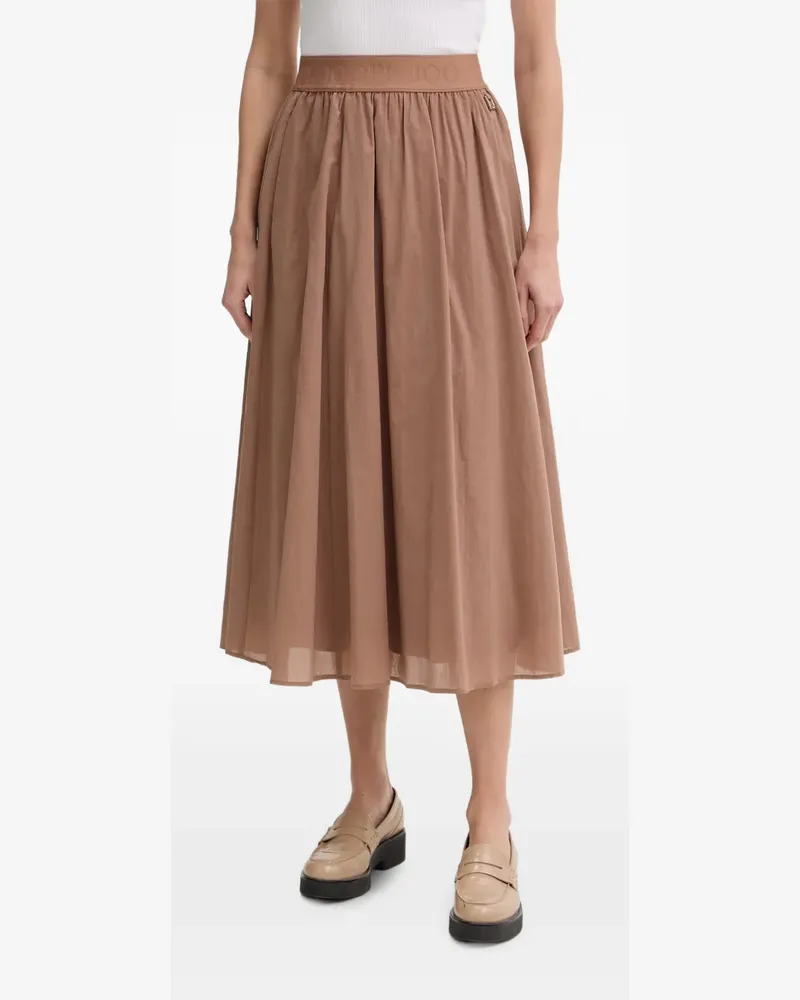 JOOP! Sedef A-Line midi skirt - Braun Braun