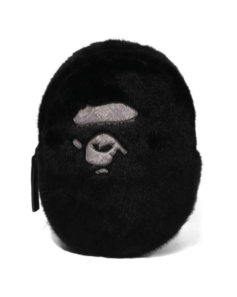 BAPE Kuriertasche aus Faux Fur - Schwarz Schwarz