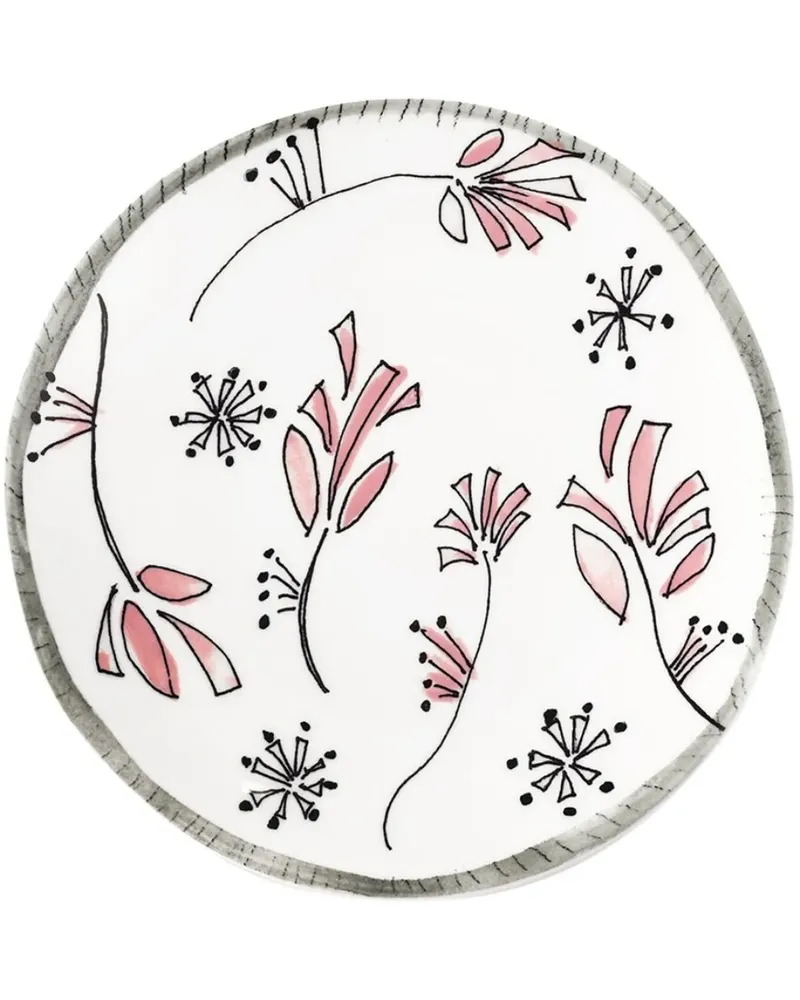 Serax x Marni Midnight Flowers Dessertteller (2er-Set) - Weiß Weiß